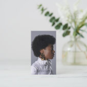 Hair Salon Business Card Visitekaartje (Staand voorkant)