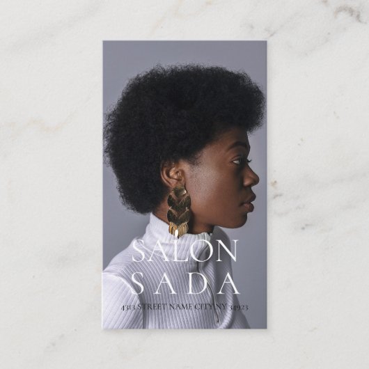 Hair Salon Business Card Visitekaartje (Voorkant)