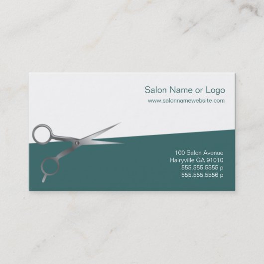 Hair Salon Business- en Coupon-kaarten Kortingskaartje (Voorkant)