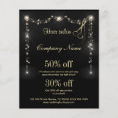 Hair salon business personalized flyer (Voorkant)