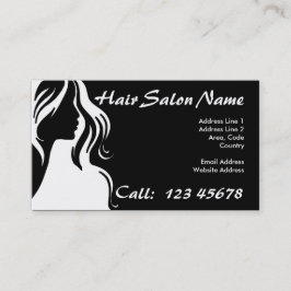 Hair Salon Business Theme Collectie Visitekaartje