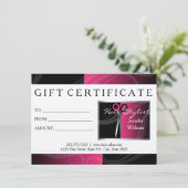 Hair Salon-cadeaukaarten (Staand voorkant)
