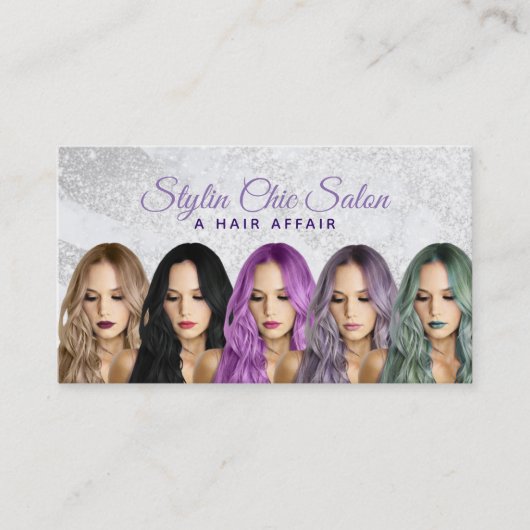 Hair Salon Calling Cards Visitekaartje (Voorkant)