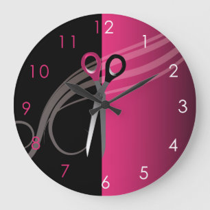 Hair Salon clock Grote Klok