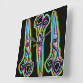 Hair Salon Clock Vierkante Klok (Hoek)