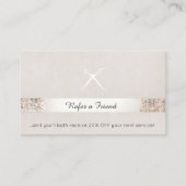 Hair Salon Customer Referral Sequin Scissors (Voorkant)