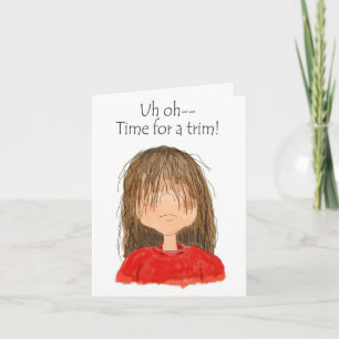 Hair Salon Customer Reminder Relations Hair Cut Kaart