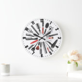 Hair Salon Decorative Wall Clock Grote Klok (Huis)