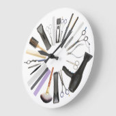 Hair Salon Decorative Wall Clock Grote Klok (Hoek)