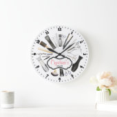 Hair Salon Decorative Wall Clock Grote Klok (Huis)