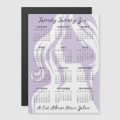 Hair Salon Design 2026 Calendar Magnetic Card (Voorkant / Achterkant)