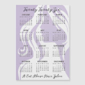 Hair Salon Design 2026 Calendar Magnetic Card (Voorkant)