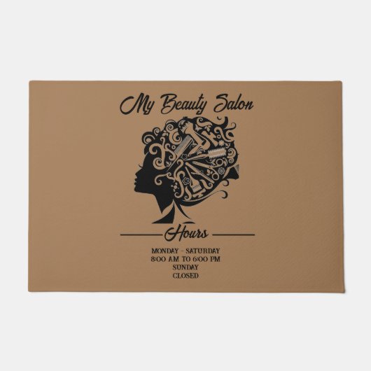 Hair Salon Deurmat (Voorkant)