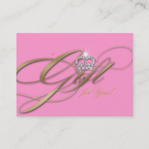 Hair Salon Gift Certificate Pink Jewelry Crown Kortingskaartje
