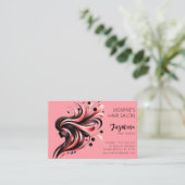 Hair Salon Hair Stylist Visitekaartje (Staand voorkant)