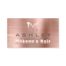 Hair Salon Makeup Artist Benoeming Grijs Roos