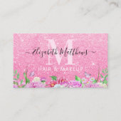 Hair Salon Makeup Artist Visitekaartje (Voorkant)