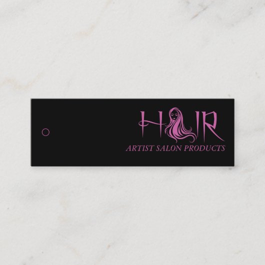 Hair Salon - Merchandise Price Label (Voorkant)