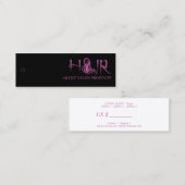 Hair Salon - Merchandise Price Label (Voorkant / Achterkant)