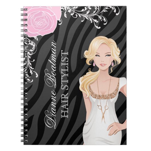 Hair Salon Note Book - Benoeming Book Notitieboek (Voorkant)