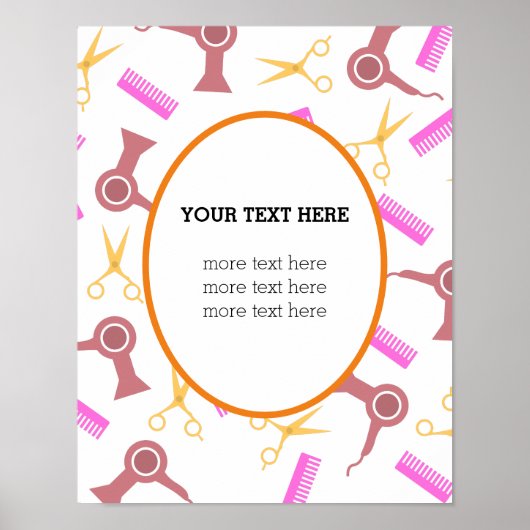 Hair Salon poster (Voorkant)