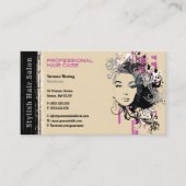 Hair Salon | Professioneel Visitekaartje (Voorkant)