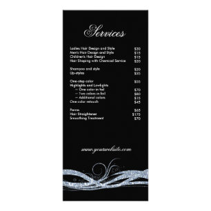 Hair Salon Rack Card Beauty Cosmetoloog Brochure Reclamekaart