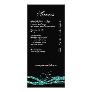 Hair Salon Rack Card Beauty Cosmetoloog Brochure Reclamekaart