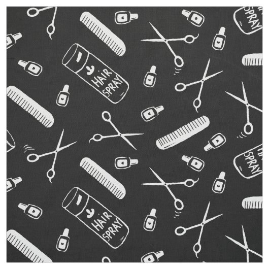 Hair Salon Scatter Stof (Swatch)