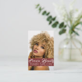 Hair Salon Spa Beauty Visitekaartje (Staand voorkant)