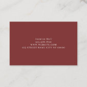 Hair Salon Spa Beauty Visitekaartje (Achterkant)