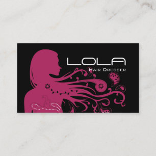 Hair Salon Stylist Barber Shop Beauty Business Visitekaartje