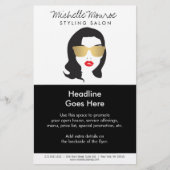 Hair Salon, Stylist, Beauty Girl Flyer (Voorkant)