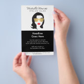 Hair Salon, Stylist, Beauty Girl Flyer (Hand)