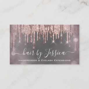 Hair Salon Stylist Hairdresser Grey Drives QRCode Visitekaartje