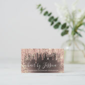 Hair Salon Stylist Hairdresser Nails Makeup Beauty Visitekaartje (Staand voorkant)