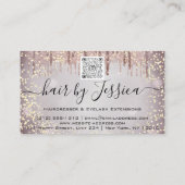 Hair Salon Stylist Hairdresser Roos Drift QRCode Visitekaartje (Achterkant)