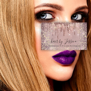 Hair Salon Stylist Hairdresser SPA Drives QRCode Visitekaartje