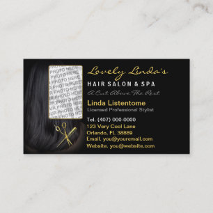 Hair Salon Stylist Photo Appointment Afsprakenkaartje