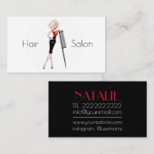 Hair salon visitekaartje (Voorkant / Achterkant)