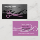 Hair salon visitekaartje en afsprakenkaart (Voorkant / Achterkant)