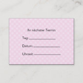 Hair Salon-visitekaartjes Afsprakenkaartje (Achterkant)