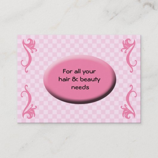 Hair Salon-visitekaartjes Afsprakenkaartje (Voorkant)