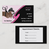 Hair Salon-visitekaartjes Afsprakenkaartje (Voorkant / Achterkant)