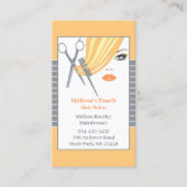 Hair Salon-Visitekaartjes Visitekaartje (Voorkant)