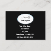 Hair Salon-visitekaartjes Visitekaartje (Achterkant)