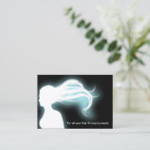 Hair Salon-visitekaartjes Visitekaartje (Staand voorkant)