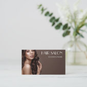 Hair Salon Visitenkarte Visitekaartje (Staand voorkant)