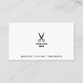 Hair Salon Voeg je Logo toe Afsprakenkaartje (Voorkant)