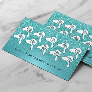 Hair Styist Blow Dry Bar Turquoise Loyalty
